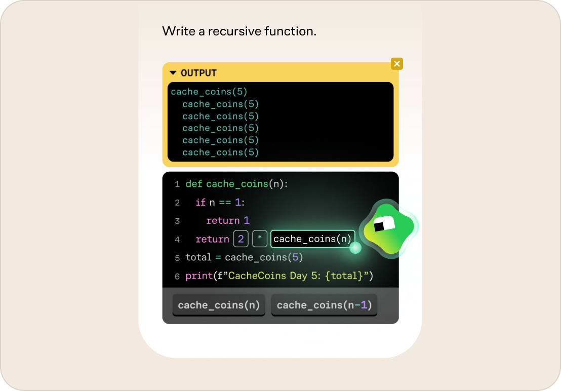 A visual, interactive coding instructor